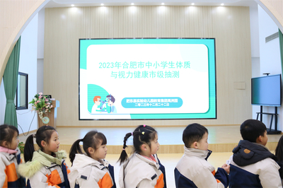 肥东实幼教育集团迎接中小学体质与视力健康市级抽查